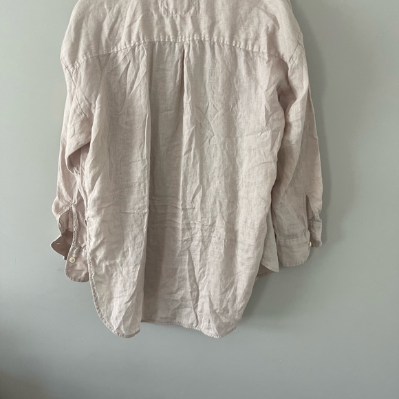 ANTHROPOLOGIE LINEN BUTTON UP!! - Picture 6 of 7